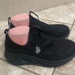 U.S. Polo Assn. womens black sneakers new womens 7.5 shimmer color Photo 8