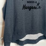 Green Tea Sz L Mamacita Needs A Margarita Gray Crewneck Sweatshirt Size L Photo 3