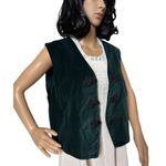 American Vintage Vintage 70's eyelet sleevless A line dress smocked chest belted size small Photo 9