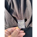 Sledge USA Star Print Hoodie Long Sleeve Top Ribbed Knit Black Large Photo 4