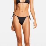 Revolve Aexae Swim Tyra Black Bikini Swimsuit Set Photo 4