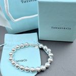 Tiffany & Co. Authenticated HardWear Ball Bracelet Sterling Silver 10mm, 7.5”17g Photo 0