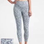 Athleta ✨ Elation Textured 7/8 Tight Meadow Snowfall Blue High Rise Leggings✨ Photo 1