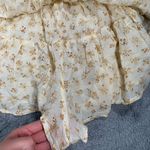 American Eagle Outfitters Cream floral romper XS Photo 3