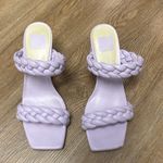 DV by Dolce Vit MOVING SALE Dolce Vita Paily Braided Lilac Purple Leather Block Sandal Heels Photo 6