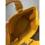 Coach Vintage ‎ SOHO Waverly Buckle Bag Leather 4133 Yellow Chamois Hand Bag Photo 7