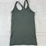 Lululemon Ebb To Street Tank Top Grey Eucalyptus Ribbed sz 6 workout wear Photo 2