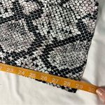 Chaser NWT Women Sz S Grey Snake Print Wide Leg Jumpsuit Spaghetti Strap V Neck Photo 7