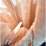 Free People NEW  Peach Blissful Breeze Gauzy Tie Back Sundress Size Medium Photo 10