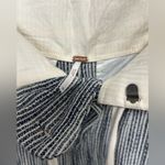 Free People  Gray Striped Capris Photo 3