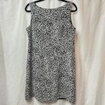Papell Boutique Leopard Print Sleeveless Shift Dress Size 14P Photo 15