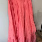 Vineyard Vines NWT  Tiered Maxi Dress Cayman Pink Womens Size Medium Short Sleeve Photo 3