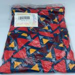 LuLaRoe NEW! $35  AZURE Skirt XL Bright Geometric Triangles Photo 10