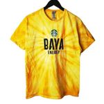Gildan Starbucks Baya Energy T Shirt Orange White L Large Graphic Tee Cotton Photo 0