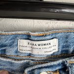 ZARA  Light Wash Blue Denim Distressed Flare Leg Jeans Women’s 2 Casual Photo 3