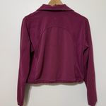 Lululemon  Brushed Softstreme Ribbed Half Zip Pullover Size 4 Sweater deep lush Photo 3