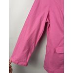 Lilly Pulitzer Vintage White Label Pink Quilted Button Front Blazer Jacket Sz L Photo 1