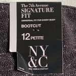 NY & Co 7th Avenue Pants Signature Fit Gray Bootcut Dress Work Pant Size 12P NEW Photo 9
