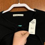 Abercrombie & Fitch black bodysuit with ring chest detail Photo 2