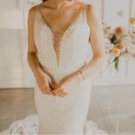 Casablanca Wedding Dress River White Size 12 Photo 11