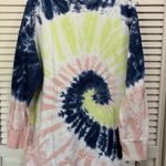Old Navy Tie Dye Blue/Pink Crew Neck Sweatshirt Size Medium Long Sleeve Photo 0