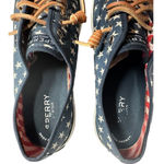 Sperry Top-Sider Shoes Women Blue/White Star Flag 4th July Sneaker Size 7M Photo 2