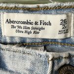Abercrombie & Fitch Jeans Womens 26 Slim Straight Ultra High Rise Curve Love Photo 2