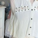 Forever 21 Off White  Crop Top Womens S Cutoff Shirt Photo 3