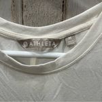 Athleta Cloudlight Asym Side Tie Tank Sea Salt White Womens Size Medium *Flaw Photo 1