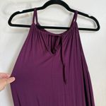 Eileen Fisher NWT  Tencel Blend Halter Sheath Dress in Blackberry Purple XL Photo 7