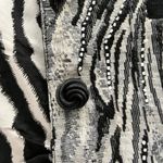 Talk of the Walk Atlantic City Vintage Beaded Zebra Jacket Size Small Photo 6