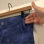 Tuff Athletics  blue geometric print athletic leggings women’s medium stretch Photo 6