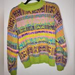 Vintage fun vibrant colors sweater Pink Photo 0