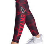 NFL  Texans Red and Black Leggings Photo 0