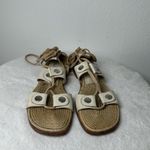 Rag and Bone  Evelyn Tie Up  Gladiator Sandals in Ivory Size 8.5 Photo 2
