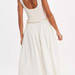 Free People Nightingale White Maxi Dress Size XS Photo 2