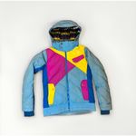 The North Face Vintage 90s  Jitterbug Retro Neon Down Jacket Womens Small Photo 2
