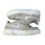 Nike  AIR FORCE ONE Fontanka Pearl White Light Bone Suede Platform Sneakers Sz 7 Photo 7
