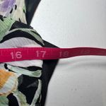 Talbots ‎ Floral 100% Silk Fit and Flare Lined Dress 8P Petite Back Zip Ruched Photo 5