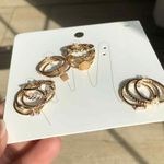 H&M Size M/L Gold Ring Set Photo 0