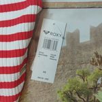 Roxy  hello July red white strip one piece swim size XS Photo 3