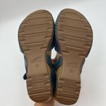 Dansko  Tiffani Blue Leather Heeled Sandal Photo 4