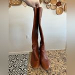 Steven By Steve Madden  Brown Leather Heeled Tall Boots Size 7.5M Photo 3