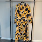 Vintage 60’s/70’s Floral Maxi Dress Blue Size M Photo 5