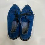 Jeffrey Campbell LF JC by Limited edition blue suede pointed toe lace up shoes Photo 5