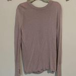Lululemon Bring it Backbend Light Pink Open Back Sweater Photo 2