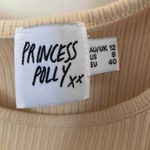 Princess Polly Cream Ribbed Bodysuit 8 Photo 3