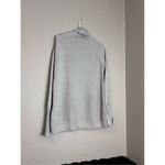 Sigrid Olsen  Sweater waffle knit thumb openings M cowl neck collar cozy Photo 1