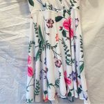EXPRESS  00 Floral Chiffon Flutter Sleeve Fit & Flare Mini Dress - NWOT Photo 9
