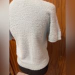 Pilcro Anthropologie  Eyelash Baby Sweater Tee in Blue size Medium Photo 8